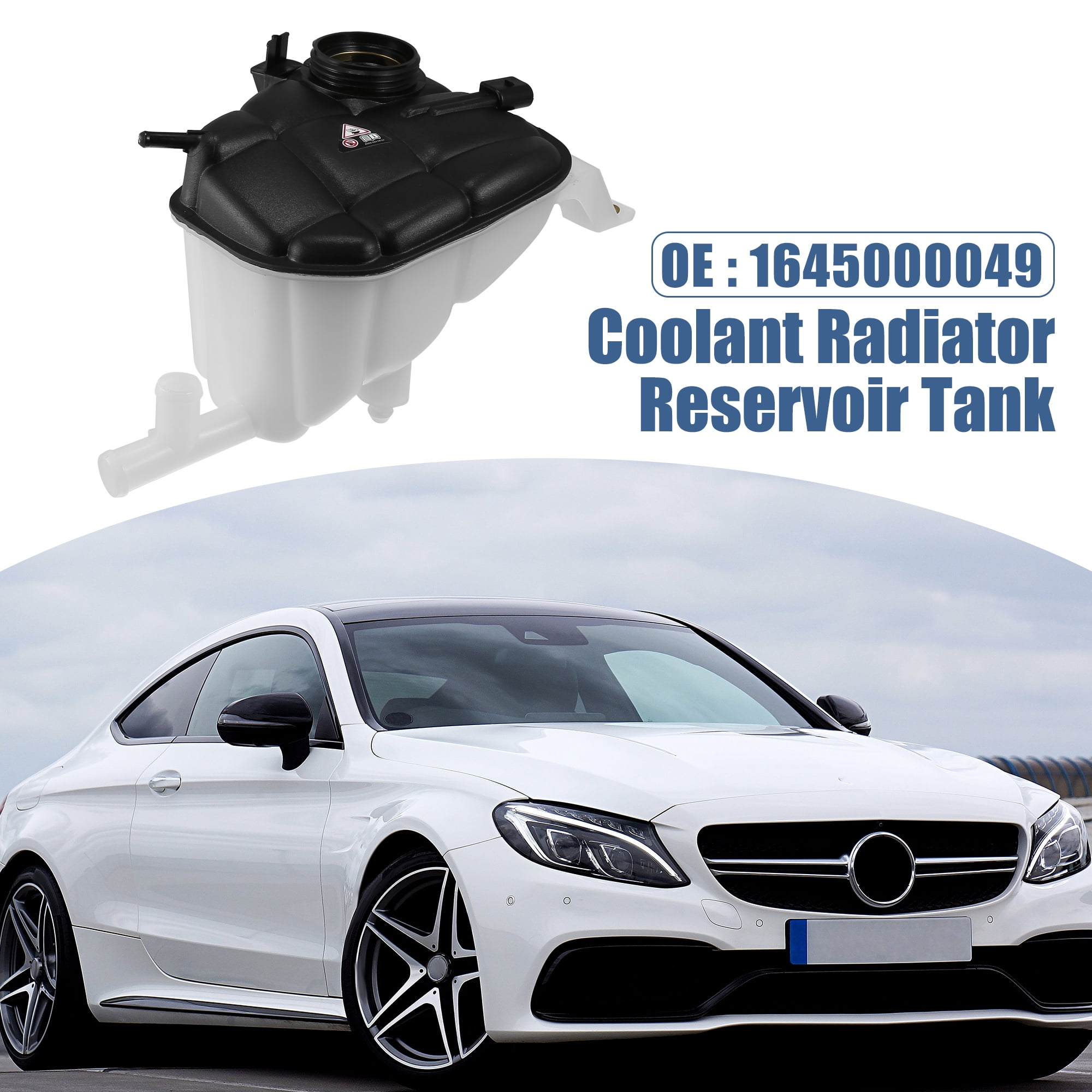 Unique Bargains Coolant Radiator Reservoir Tank Overflow Expansion Bottle for Mercedes