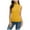 Yellow, variant on ZZwxWA Tops for Women Mock Neck Sleeveless Spring Summer Vest Shirts Fashion Casual Solid Color Slim Fit Blouse Lightweight Comfort T Shirt