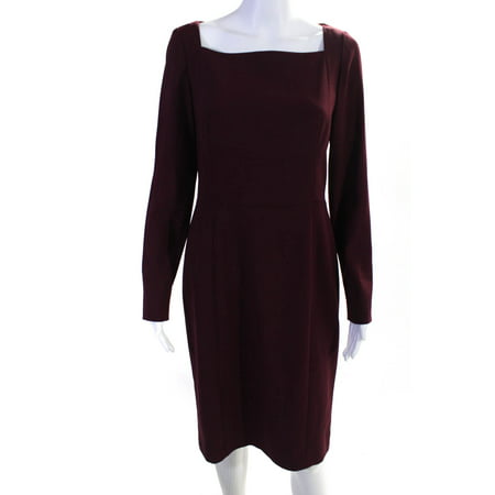 

Paule Ka Womens Purple Cotton Long Sleeved Dress Size 6