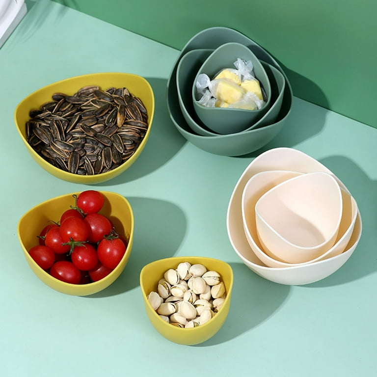 Creative Bowl With Drain Multifunction Snack Bowls Double Layer