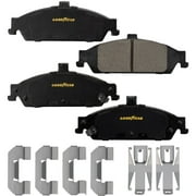 Goodyear Brakes GYD727 Premium Ceramic Automotive Front Disc Brake Pads Set