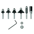 thumbnail image 2 of Bosch Genuine 6 pc. Carbide-Tipped Trim and Edging Router Bit Set - RBS006TES, 2 of 7