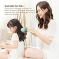 thumbnail image 5 of Cepillo para el cabello, cepillo con cerdas suaves, niños pequeños, adolescentes, para la mayoría de los tipos de cabello (1 paquete), 5 of 5