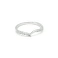 thumbnail image 2 of Nanette Anniversary Band Ring Sterling Silver V Cz Womens Ginger Lyne Collection, 2 of 5