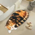 thumbnail image 6 of BCZHQQ Shower,Tub,Bath Mat,Bathroom Rug,Non-Slip,Absorbent,Soft Mat for Bathroom,Adorable Design Cat-Picture Bath Mat Door Mat Dry Carpet,18"x9",Summer Clearance, 6 of 7