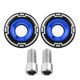 thumbnail image 1 of Juego de tornillos y tuercas para motocicleta de 8 mm de color azul: calidad profesional para accesorios de motocicleta, 1 of 8