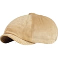thumbnail image 5 of CoCopeaunts Unisex Newsboy Hats for Women Winter Newsboy Cap Warm Octagonal Hat for Male Detective Hats Retro Flat Caps, 5 of 8