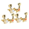 thumbnail image 1 of Acoustic Guitar Pegs, Easy To Install High Performance Guitar Locking Tuners, Alternative Part For Guitar Repair Master Folk Guitar Instrument Lovers Gold, 1 of 8