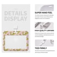 thumbnail image 4 of Kdxio Pears And Flower Card Badge Holder Work Badge Sleeve for Office, School, Factory, ID Credit Cards, Driver Licenses and Passes, 4 of 7