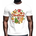 thumbnail image 2 of Camisetas para hombre con dibujos de árbol de Navidad y galletas, camisetas casuales de manga corta para hombre, camisetas gráficas para adolescentes, niños y hombres., 2 of 8