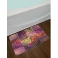 thumbnail image 2 of Ethnic Bath Mat, Seamless Pattern of Mandala Motif in Ombre Paisley on Patchwork Like Artwork Image, Non-Slip Plush Mat Bathroom Kitchen Laundry Room Decor, 29.5 X 17.5 Inches, Multicolor, Ambesonne, 2 of 2