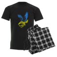 thumbnail image 6 of CafePress - Cool Ukraine Flag Ukrainian Pride Native H Pajamas - Men's Dark Loose Fit Cotton Pajama Set, 6 of 7