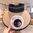 thumbnail image 7 of Women's Rechargeable Fan Hat With For Outdoor Adventures for Beach Outrigger Hat for The Beach Circa Hats Hats for Large Heads Women Extra Large Rain Hat Men Exploring Hat Women Hat Stylish Womens, 7 of 7