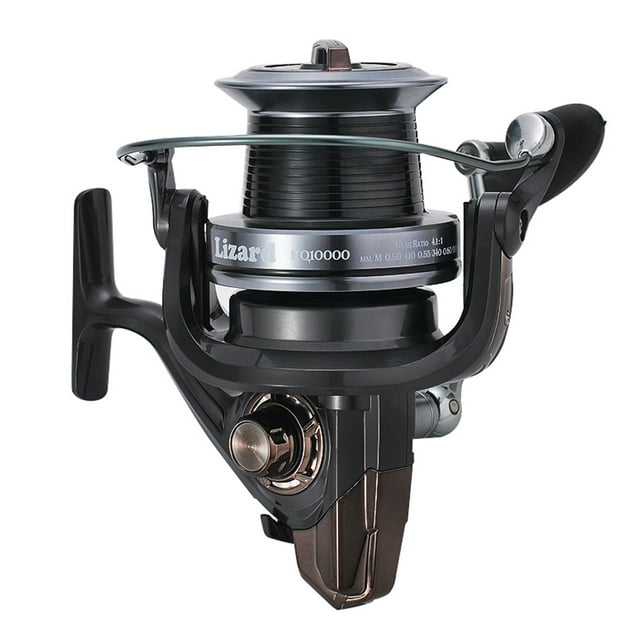 lizard Moulinet Spinning Ultra Durable HQ10000 avec 13+1 Roulements pour une Pêche Fluide