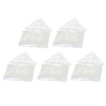 Masteelf Transparent Disposable Raincoat Windproof Hooded Poncho for Adults One Size Fits Most Lightweight and Durable 5 Pieces