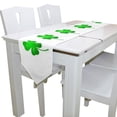 thumbnail image 3 of EREHome Four Leaf Clover Table Runner 13x70 Inches Green Table Top Decoration, 3 of 5