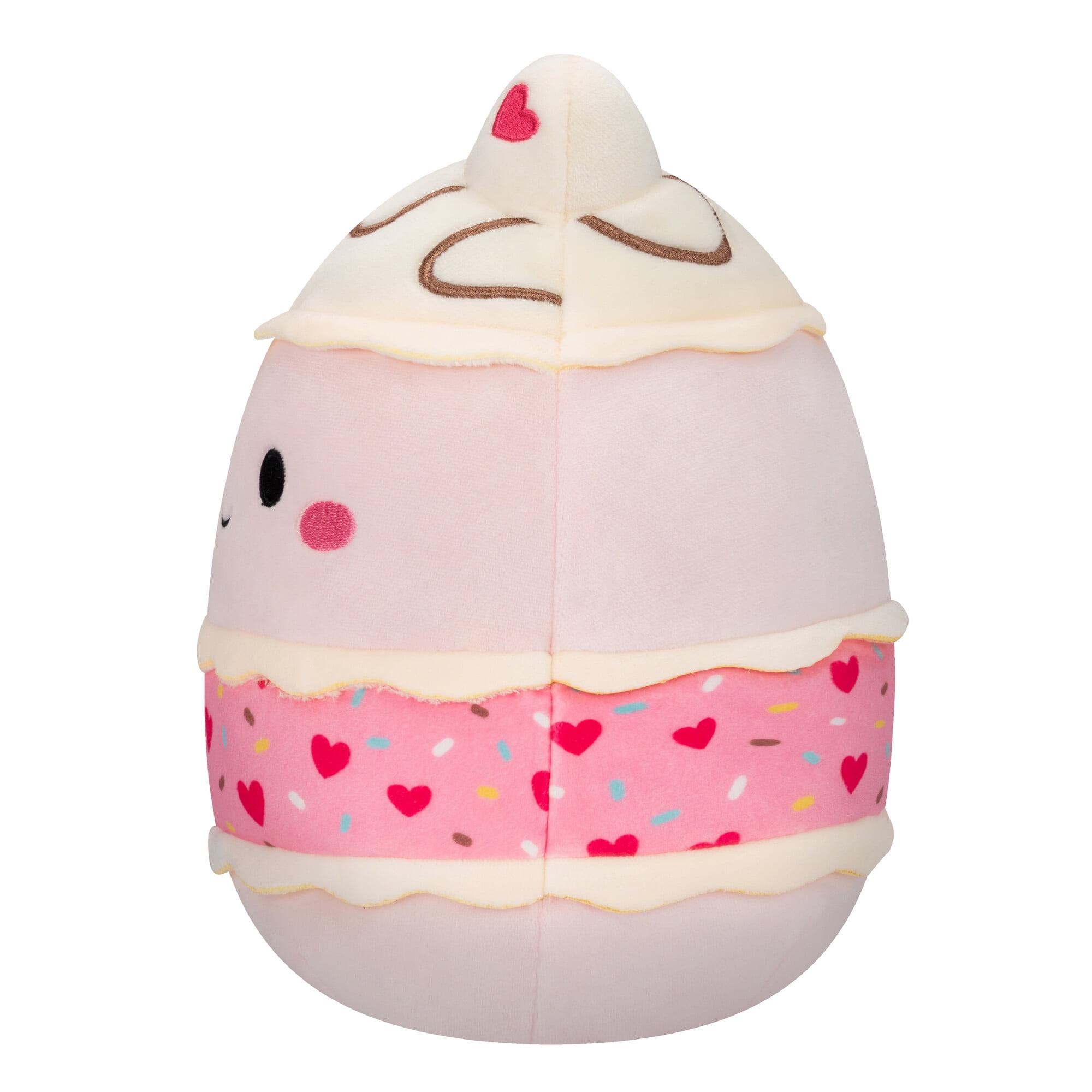 Squishmallows Official 5 inch Brinya the Pink Cake With Heart Sprinkles  Childs Ultra Soft Stuffed (图4)