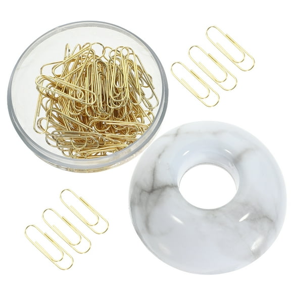 MLINS  100pcs 28mm Paper Clip Organizer Cute Office Supplies Clips