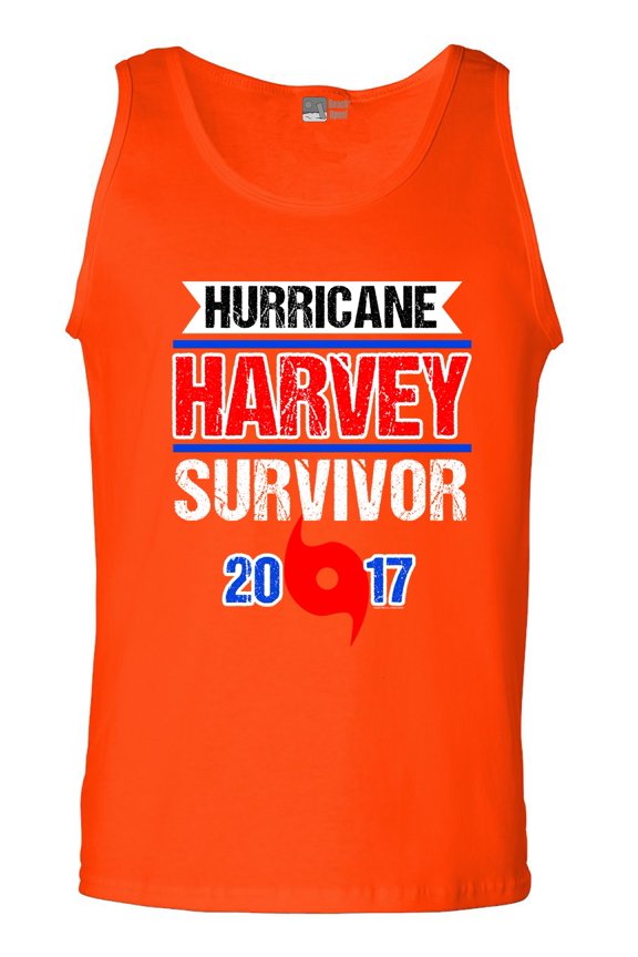Hurricane Harvey Survivor Cyclone Symbol 2017 Houston Texas DT Adult Tank Top
