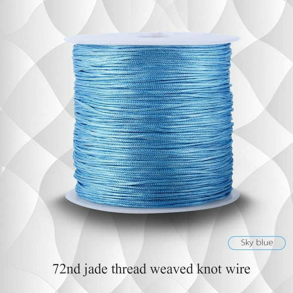 Hilo de Nylon, Cuerda de Nudo Nylon Chino Cuerda de Cordón de Nylon para Joyas de Nudos Chinos Micro MacRame Hacido Uso de la Artesaní