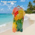 thumbnail image 1 of Quick Dry Hooded Towel Robe Plus Size Microfiber Changing Cover Up for Beach Swim Travel, 1 of 7