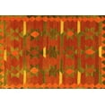 thumbnail image 1 of Ahgly Company Machine Washable Indoor Rectangle Southwestern Yellow Country Area Rugs, 8' x 10', 1 of 4