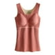 thumbnail image 5 of Ropa interior térmica Minnieouse para mujer chaleco básico Rosa oscuro 3XL 2Conjunto, 5 of 6