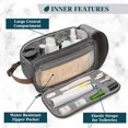 thumbnail image 2 of Neceser PAVILIA Canvas Travel Dopp Kit resistente al agua, 2 of 8