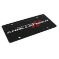 thumbnail image 2 of Dodge Challenger Dual Logo License Plate (Black), 2 of 5