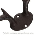 thumbnail image 3 of Soimiss Rustic Hook Rack Cast Iron Antler Shape Home Accessories 1Pcs, 3 of 7