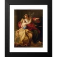 thumbnail image 2 of Circle Of Pompeo Batoni 15x18 Black Modern Framed Museum Art Print Titled - Allegory of Peace and Justice, 2 of 5