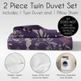thumbnail image 4 of Sweet Jojo Designs Boho Floral Wildflower Plum Purple Girl Twin Duvet Cover Bedding Set 2 Piece, 4 of 6