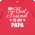 thumbnail image 4 of Inktastic My Best Friend is My Papa with Hearts Boys or Girls Baby T-Shirt, 4 of 5
