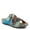 TURQUOISE MULTI, variant on L'Artiste Women's CAELANA Slide Sandals