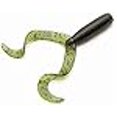 thumbnail image 3 of Yamamoto Gary Double Tail Grub 4", Watermelon w/ large black, 3 of 3