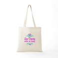 thumbnail image 5 of CafePress - Line Dancing Happy Tote Bag - Unisex Canvas Tote Bag, Beige, 1-Piece, 5 of 6