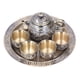 thumbnail image 5 of Emoshayoga Juego De Té De Metal Tetera - Juego De Té De Metal Tetera Juego De Té De Oficina De Té De Kung Fu Vintage Regalos De Decoración De Mesa De Tetera De Metal Delicado Vintage, 5 of 14