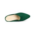 thumbnail image 4 of BLISSFUL STEP Sandales à Talons Hauts Blocs pour Femmes à Enfiler Mules à Bout Pointu Vert 6,5, 4 of 8