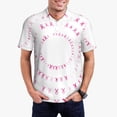 thumbnail image 1 of Fotbe Breast Cancer Awareness (4) Camiseta Polo de Golf para Hombre con Estampado – Camisa Deportiva Transpirable con Cuello Abotonado-Medium, 1 of 6