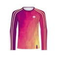 thumbnail image 2 of Rash Guard Long Sleeve Men Sun Protection Shirts UPF 50+ Quick Dry for Outdoor Activities Purple S, 2 of 8