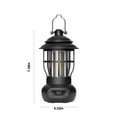 thumbnail image 3 of QTOCIO Garden Tools, Outdoor Camping Lamp At-mosphere Tent Lamp Retro Horse Lamp COB Lighting Portable Camping Lamp, 3 of 5