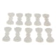thumbnail image 3 of 10x artesanías de adorno de espalda plana para bricolaje pinzas para el cabello artesanías con lazo para el cabello 50x25x5mm Gloria Imitación perla Flatback Charm, 3 of 9