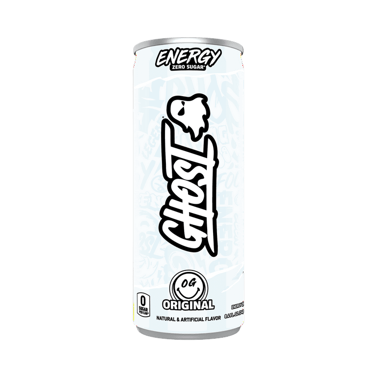 GHOST® ENERGY Zero Sugars Energy Drink, Original Flavor, 100mg
