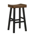 thumbnail image 2 of Home Square 3 Piece 30" Wood Bar Stool Set in Elm and Black, 2 of 4