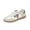 Gray, variant on Willtoo Women's Fashion Sneakers Flat Low-Top Lace-Up Comfortable School Casual Tennis Shoes Non Slip Walking Travel Shoes