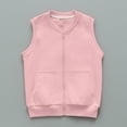 thumbnail image 2 of YOUYEDIAN Girls Boys Vest Kids Girls Fall Vest Casual Lightweight Cute Vest Sleeveless Winter Warm Outwear Jacket Vest Pink 3-4 Years, 2 of 3