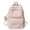 Pink, variant on Yettn Pastel Aesthetic Backpack,Cute Large Capacity Design, Travel Laptop Bookbag, Preppy Style 12.2 x 17.32 Inch, Lightweight Daypack for Everyday Use