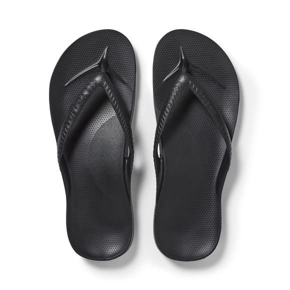 Flip Flops ARCHIES Arch Support para hombre y mujer, color negro