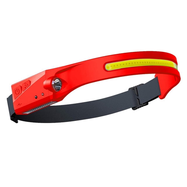 COB LED Faro Sensor Recargable Al Aire Libre () Rojo