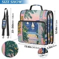 thumbnail image 2 of FORMRS Zipper Binder with Shoulder Strap 2-inch Ring 500 Sheet Capacity File Bag, Colorful Seaside, 2 of 5